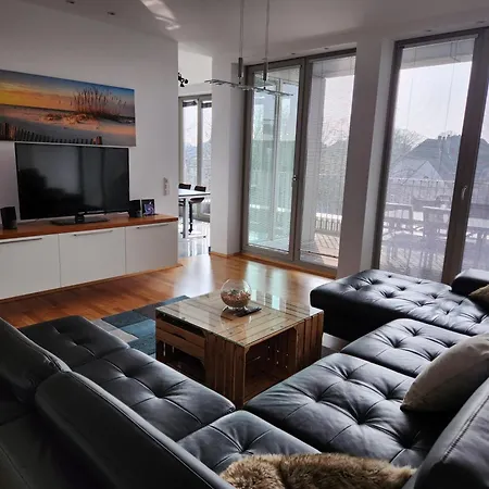 Penthouse-wohnung Am Innenhafen Apartman
