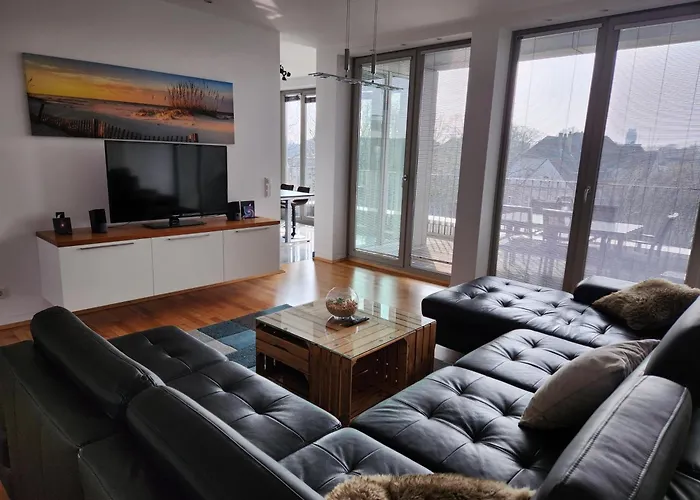 Penthouse-wohnung Am Innenhafen Апартаменты