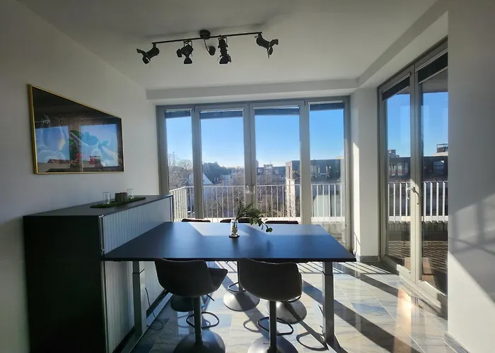 Penthouse-wohnung Am Innenhafen * 杜伊斯堡